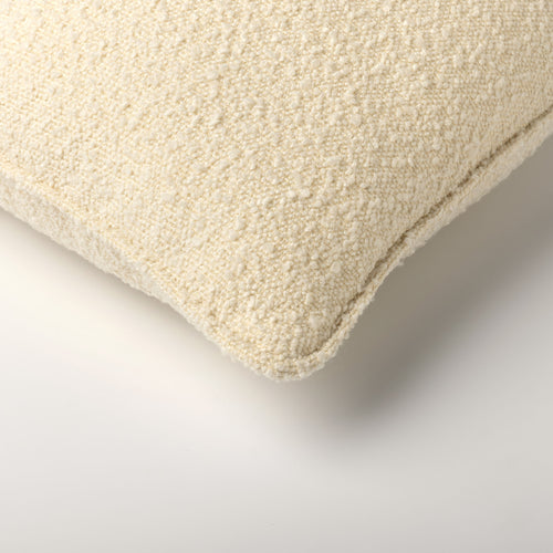 ONNO - sierkussen 60x60 cm - bouclé - Snow White - wit
