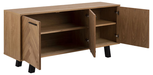 Rebellenclub Dressoir Jelling - Eiken Visgraat - vtwonen shop