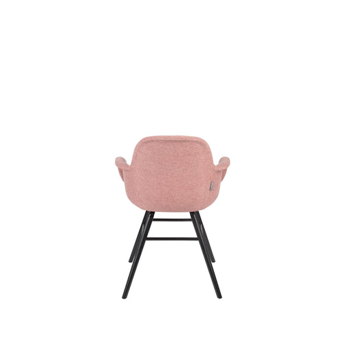 Zuiver Albert Kuip Soft Eetkamerstoelen armleuning Roze - Set van 2 - vtwonen shop