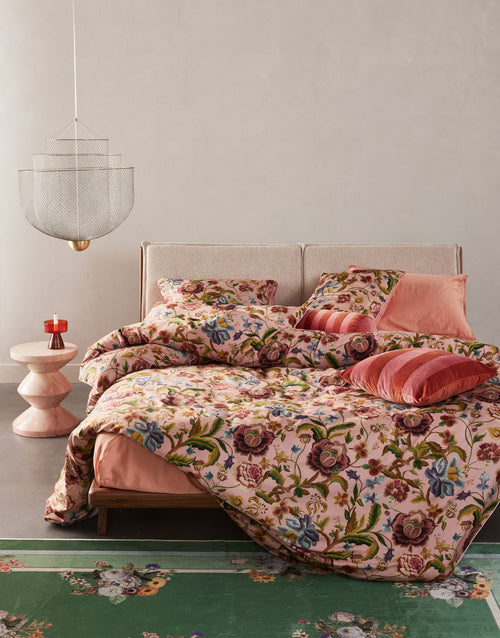 Essenza Roselina dekbedovertrek - Lits-Jumeaux - 240x200/220 cm - Evening rose