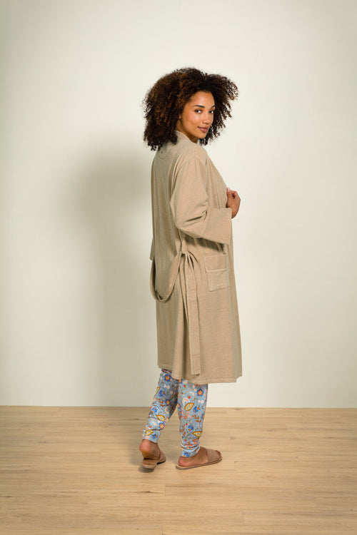 Pip Studio - Naomi Kimono - Dames - Petite Sumo Stripe - Zand - L - vtwonen shop