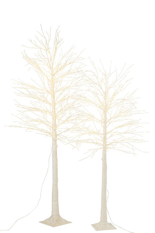 J-Line decoratie Boom 2000 Led - metaal - wit - large - vtwonen shop