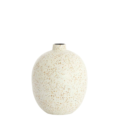 Light & Living vaas Orxeta - wit - Ø28cm - vtwonen shop