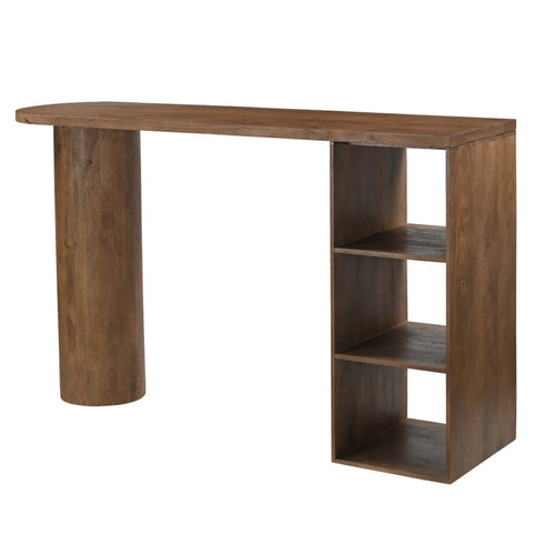 DÉJA Living Bartafel Marbella - Donkerbruin Hout - 140x50x105cm