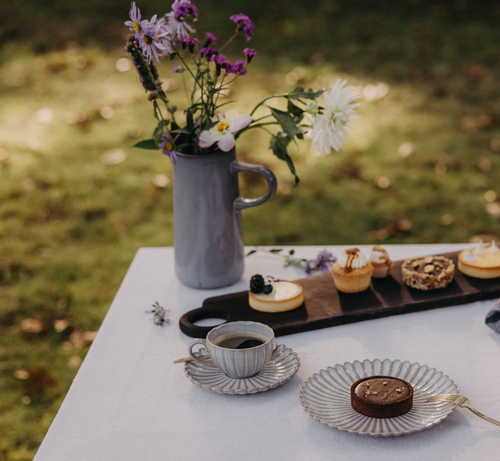 S|P Collection - Kop 28cl nuance white Lotus - Set van 4 - vtwonen shop