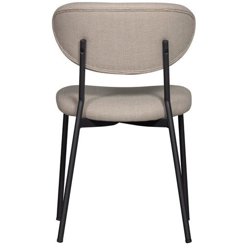 WOOOD eetkamerstoelen Kjeld - Polyester - Naturel - Set van 6 - vtwonen shop