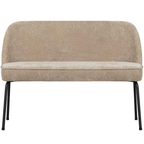 WOOOD eetbank Vogue - 3D Chenille - Zand - 83x120x59