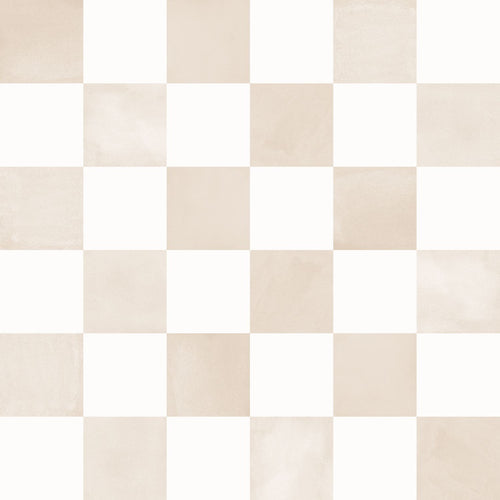 ESTAhome behang geblokt motief beige en wit - 53 cm x 10.05 m - 131291 - vtwonen shop