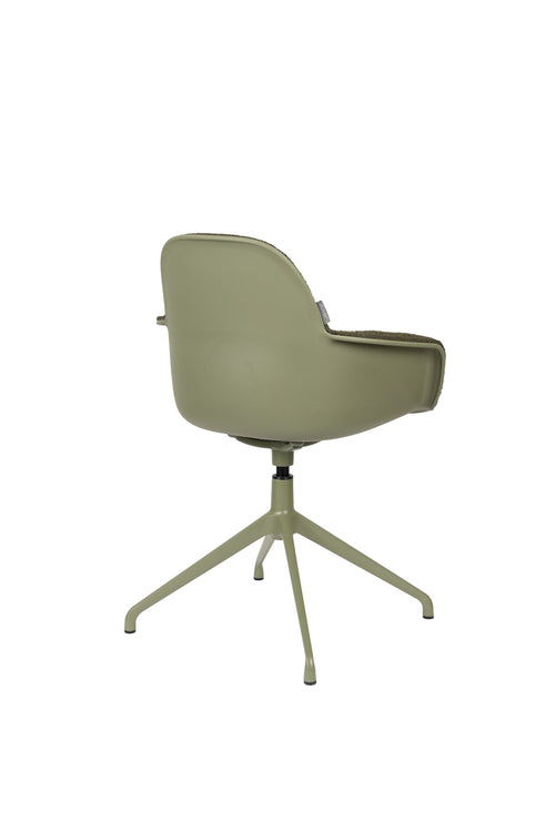 Zuiver Albert Kuip Swivel Eetkamerstoelen Groen - Set van 2 - vtwonen shop