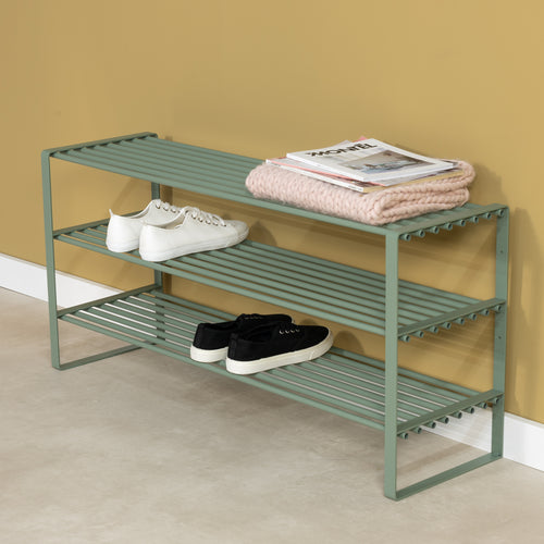 Spinder Design schoenenrek Rex SR 2 - 100 Cm - Dusty Green - 16 paar schoenen - vtwonen shop