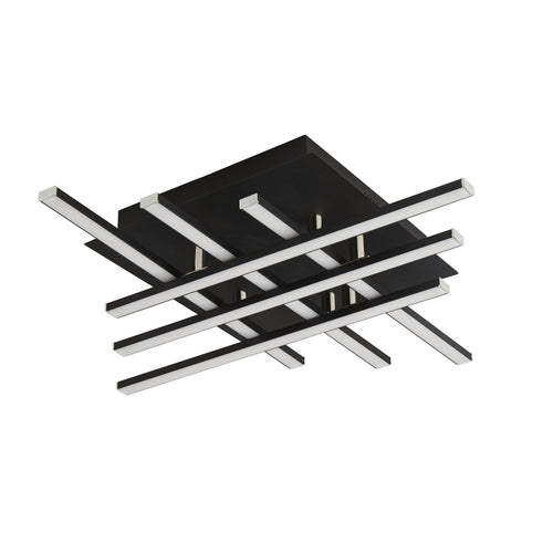 Searchlight MATRIX - Geïntegreerde Led Flush Fitting 6 Licht Zwart