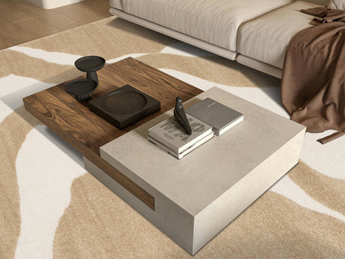 AFK Living vloerkleed Osmose - reliëfeffect - kastanje - 120 x 170 cm - vtwonen shop