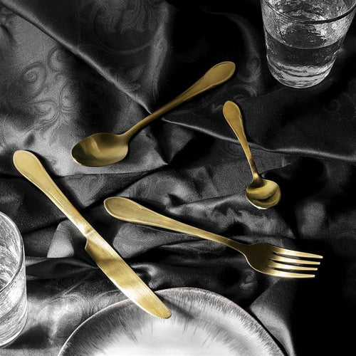 Kare Design Bestek Cucina goud (16-part)