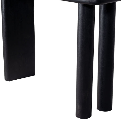 Giga Meubel Sidetable Rumi - Zwart Mangohout - 113x44x76cm - vtwonen shop