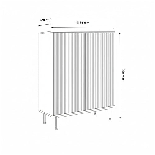 Home Deluxe NYLA dressoir - 115 x 90 cm