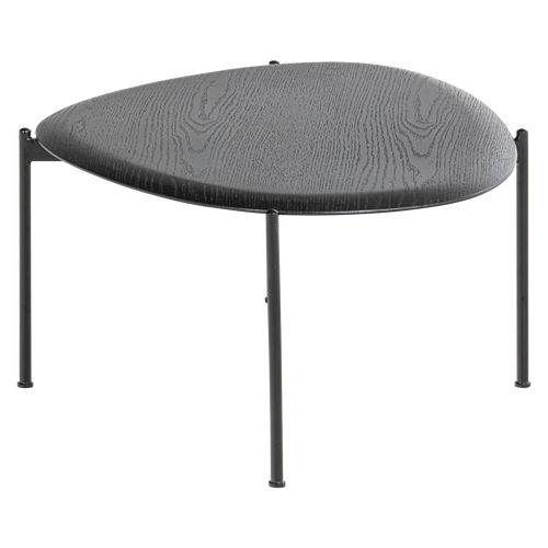 WOOOD salontafel Kota - MDF/Fineer - Zwart - 36x92x68