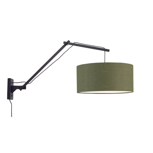 GOOD&MOJO wandlamp Andes - zwart - Ø47cm - vtwonen shop