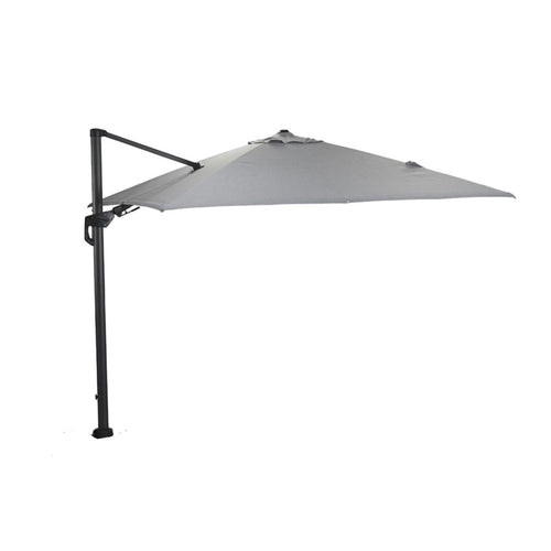 Garden Impressions zweefparasol Hawaii Deluxe licht grijs doek - 300x300 cm - vtwonen shop