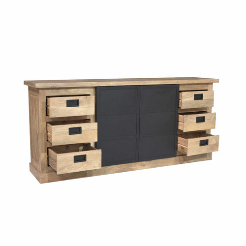 Starfurn Dressoir Noa - Naturel Hout - 200x45x90cm
