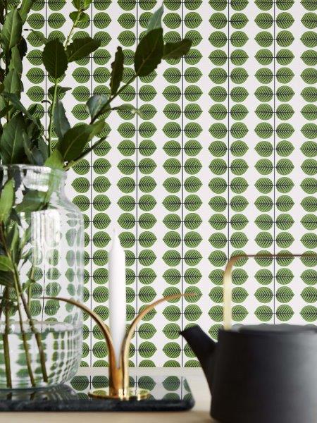 Borastapeter behang bladeren groen - 53 cm x 10.05 m - 660679 - vtwonen shop