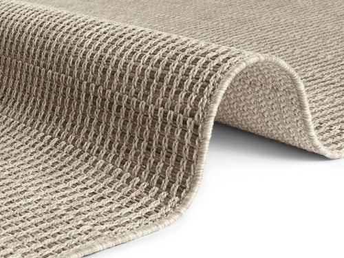 Flatweave In- & Outdoor carpet Dreux natural-brown in Handmade-Look 120x170 cm - vtwonen shop