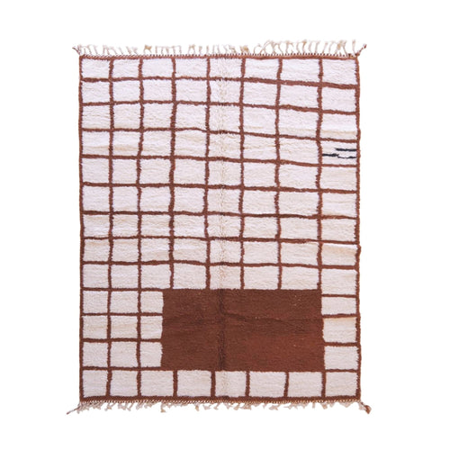AFK Living vloerkleed Berber - handgemaakt - Wol - 80 cm x 240 cm