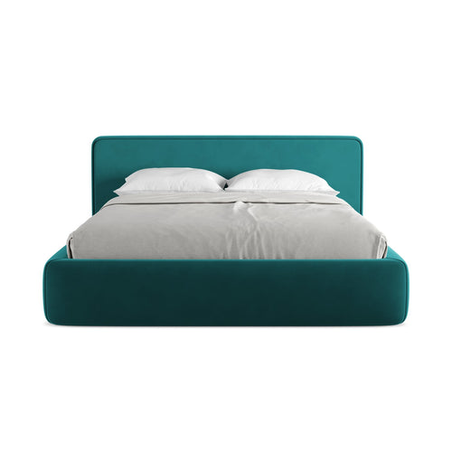 LaMiaSofa Bed met opbergruimte Firenze - velours - marien - 200x225x82
