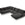 Cosmopolitan Design Panoramische hoekbank links Vienna 7-zits, flueel, zwart - 235x330x95cm