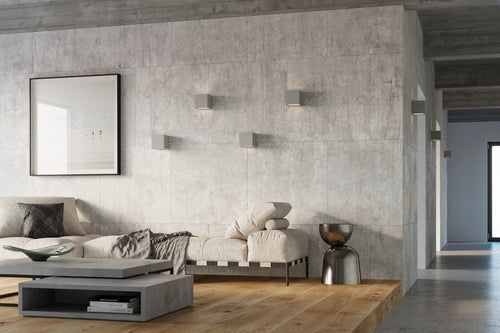 Sollux wandlamp Leo - 1 lichts - 12  x 10   cm - grijs - vtwonen shop