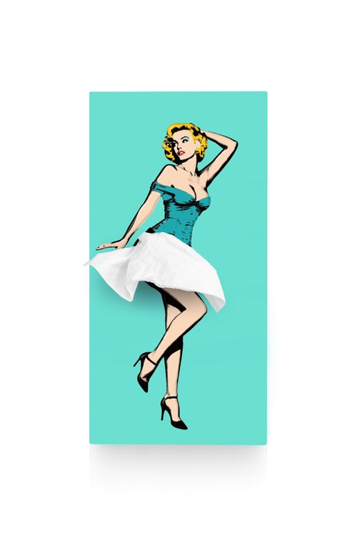 Spextrum Tissuehouder Tissue Up Girl - Hemelsblauw