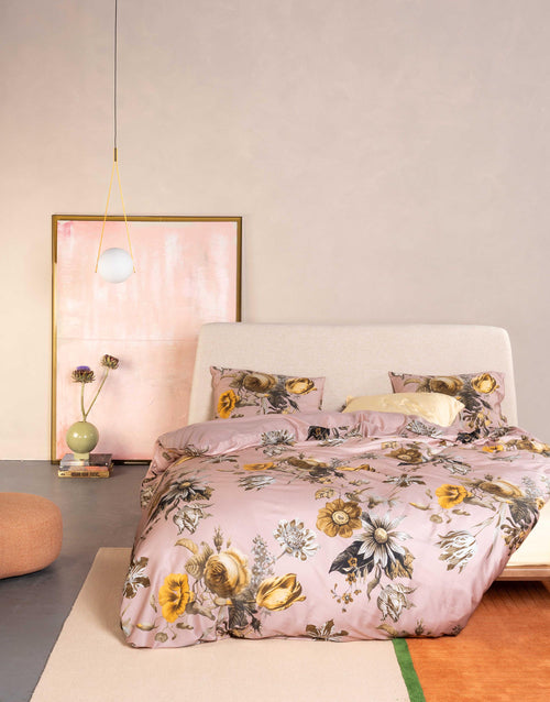 Essenza Florean dekbedovertrek - Tweepersoons – 200x200/220 cm - Blush pink