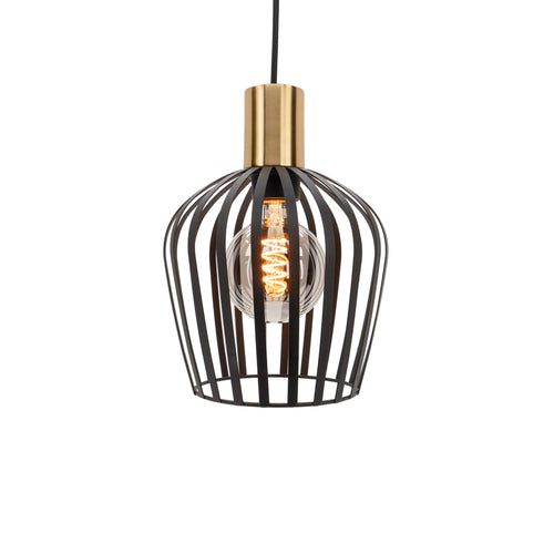 EGLO hanglamp Empoli - ø 40 cm - e27 - 1-lichts - metaal - zwart/goud - vtwonen shop