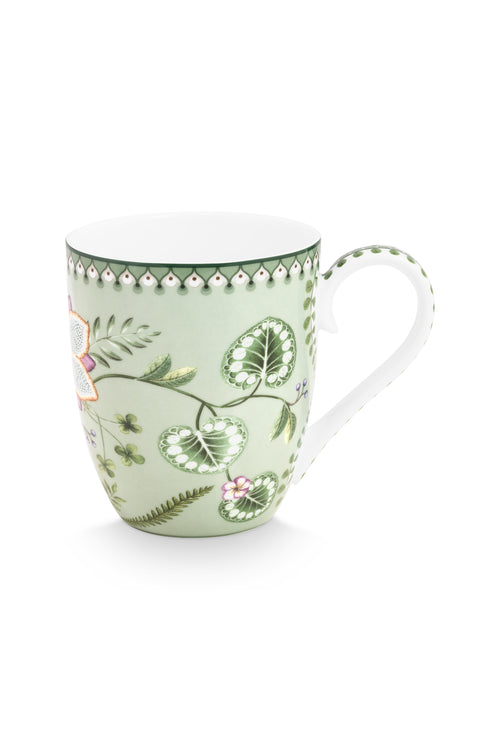 Pip Studio - XL Mokken - Lily & Lotus - Lichtgroen - Set van 6