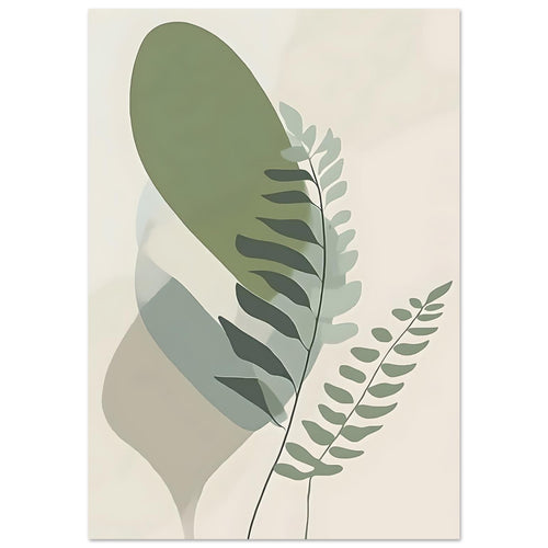 Artfulprints  Boho – Overlapping nature   poster 70x100 cm - vtwonen shop