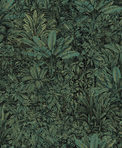 Masureel behang jungle-motief groen - 53 cm x 10.05 m - 630083 - vtwonen shop
