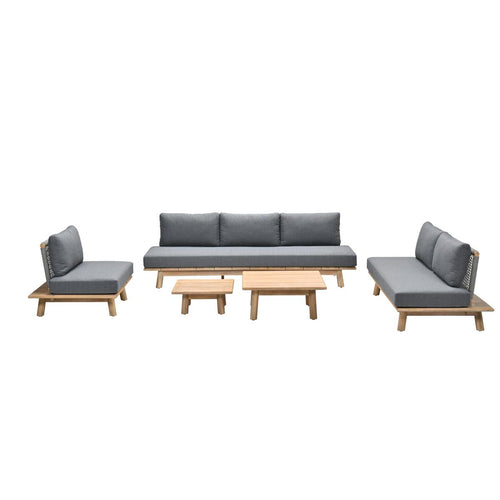 Garden Impressions loungetafel San Namut bruin - acacia - set van 2 - vtwonen shop