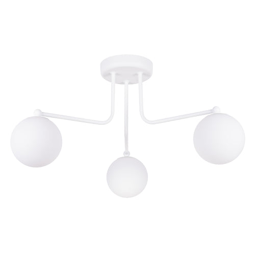 Sollux Lighting Kroonluchter ASTRAL 3 wit - 62x62x29cm