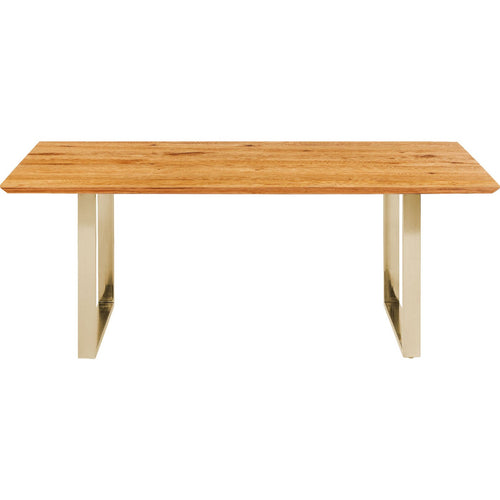 Kare Design Table Symphony chêne laiton 200x100