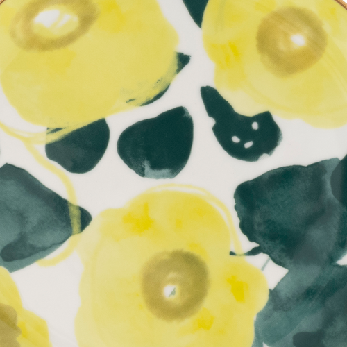 Urban Nature Culture Good Morning bord Floral Art - Limelight - Ø 17x1cm