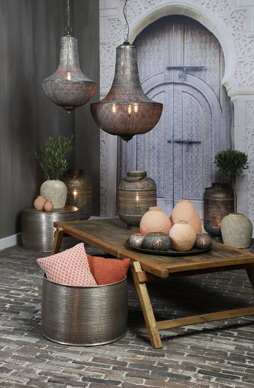 Light & Living salontafel MILITARY - 180x85x43.5cm - bruin - vtwonen shop