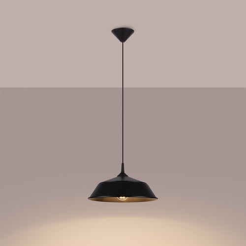 Sollux Lighting Hanglamp FRIKA zwart - 34x34x74cm