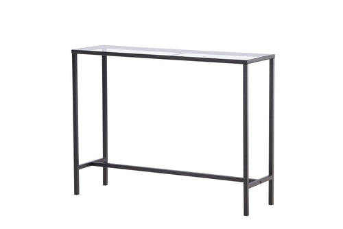 Rebellenclub Sidetable Toa - 100 x 30 cm - Zwart met Glas - vtwonen shop