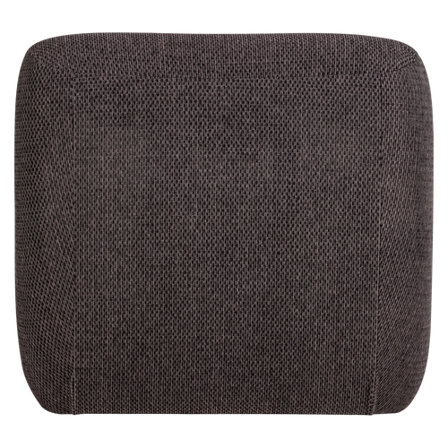 WOOOD fauteuil craquelé Nomu - Chenille - Antraciet - 74x76x92