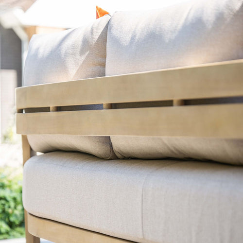 Garden Impressions Loungeset Sirocco 3-delig links - acacia - grey sand