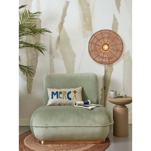 GOOD&MOJO wandlamp Tanami - bruin - Ø18cm