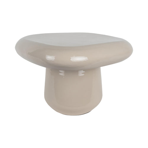 Leitmotiv bijzettafel Roca - grijs - 49x49x36cm