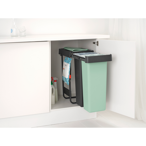 Brabantia Inbouw Prullenbak Sort & Go  - 2 x 30 l