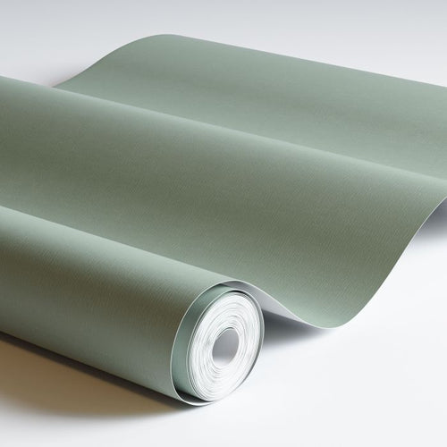 Duro Wallpaper behang effen mosgroen - 53 cm x 10.05 m - 662226 - vtwonen shop