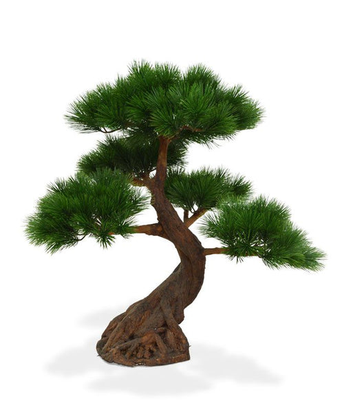 Maxifleur Pinus Bonsai x5 deluxe kunstplant op voet 80cm