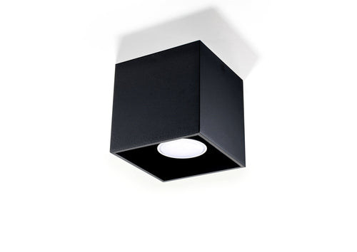 Sollux plafondlamp Quad - 1 lichts - 10  x 10   cm - zwart - vtwonen shop